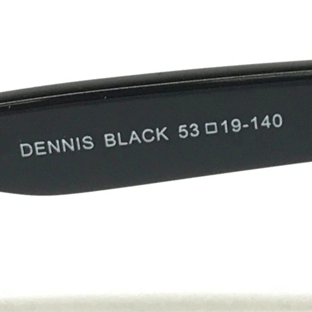 Eight to Eighty Eyeglasses Frames DENNIS BLACK Square Full Rim 53-19-140